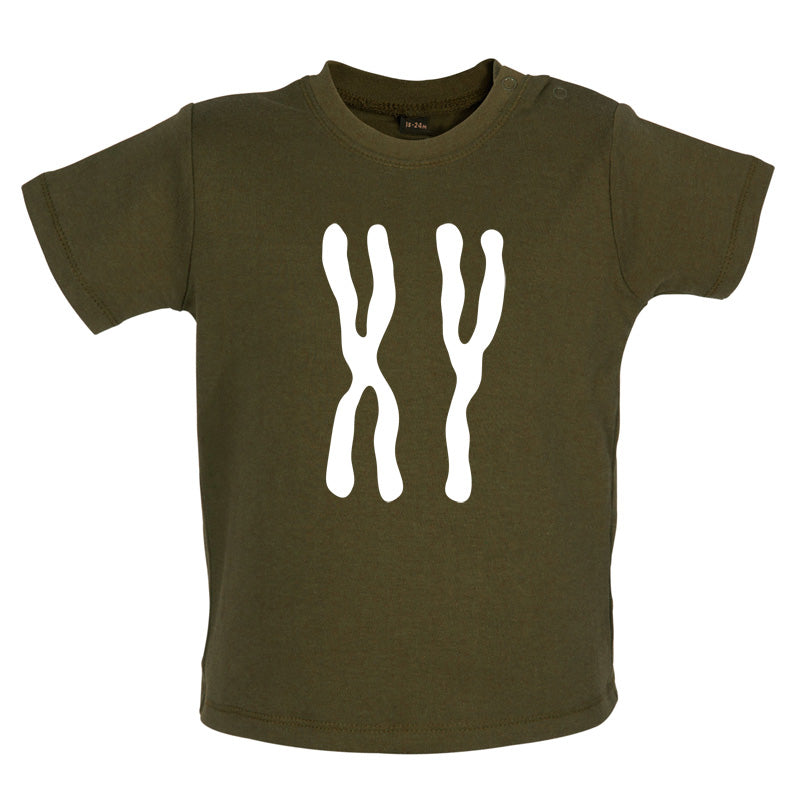 XY Chromosome Baby T Shirt