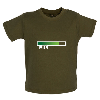 Life Bar Video Games Baby T Shirt