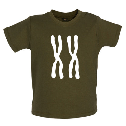 XX Chromosome Baby T Shirt