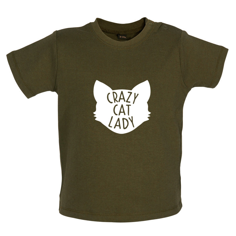 Crazy Cat Lady Baby T Shirt