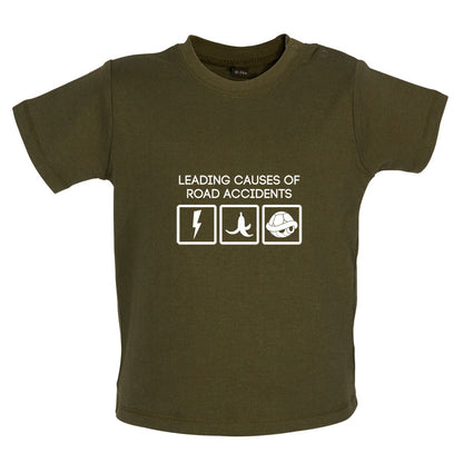 Leading Cause Of Road Accidents Baby T Shirt