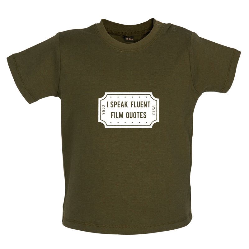 I Speak Fluent Film Quotes Baby T Shirt