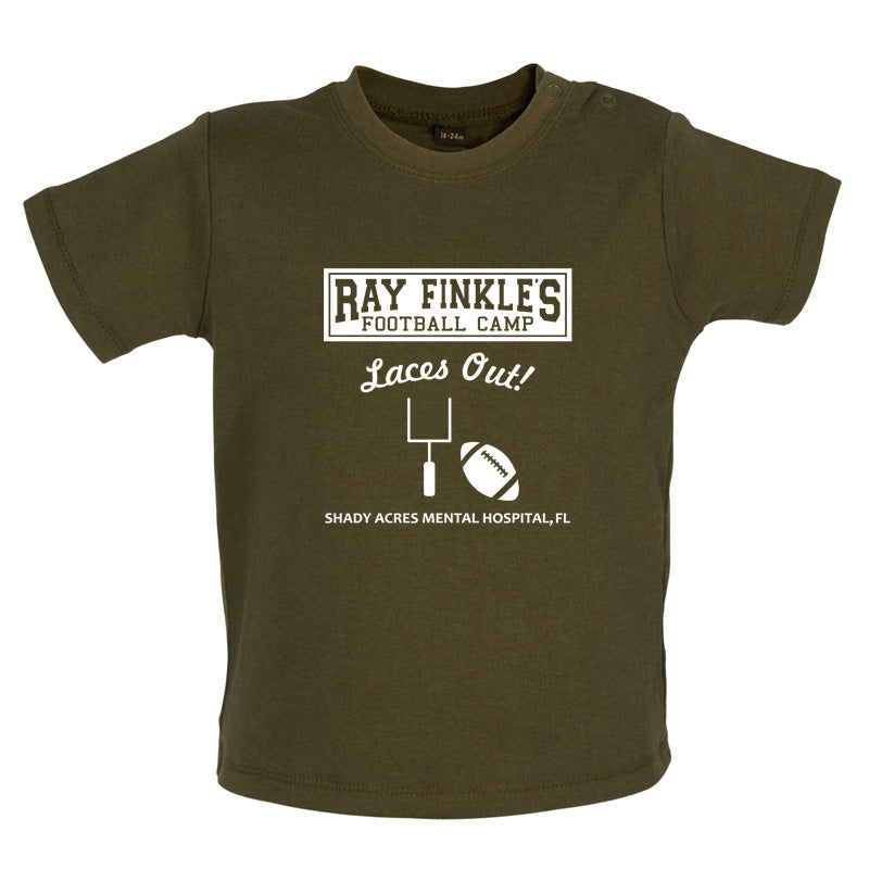 Ray Finkle's Football Camp Laces Out Baby T Shirt