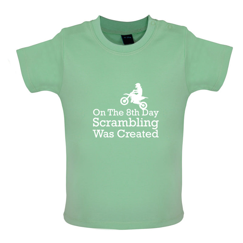 On The 8th Day Scrambling Was Created Baby T Shirt