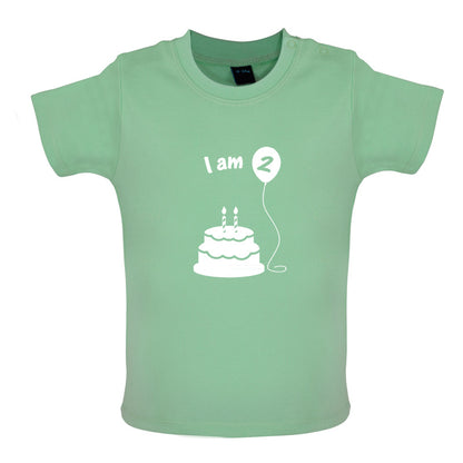 I Am 2 Baby Birthday T Shirt