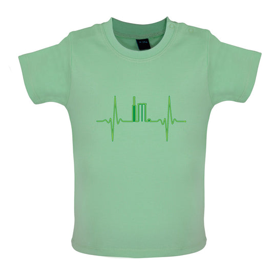 Heartbeat Cricket Baby T Shirt