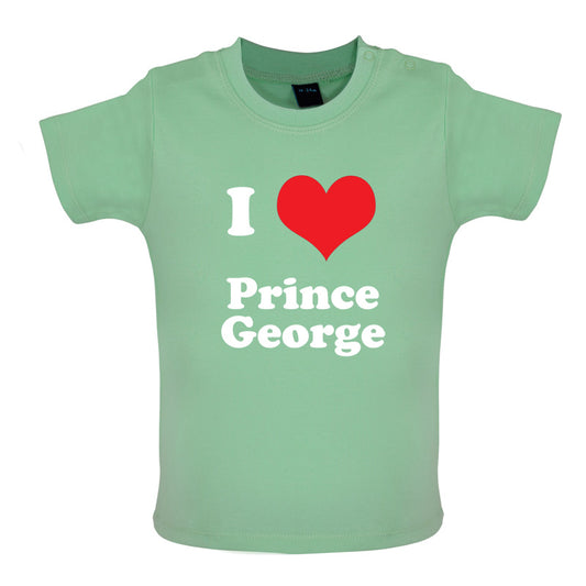 I Love Prince George Baby T Shirt