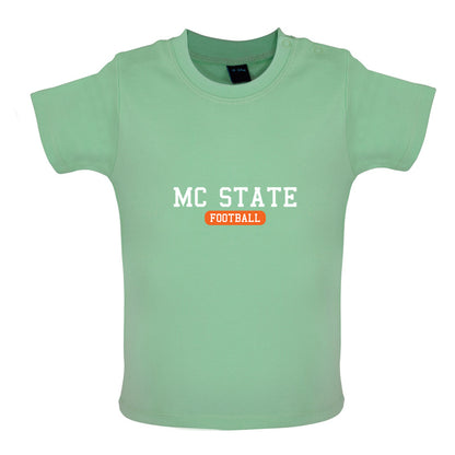 MC State Football Baby T Shirt