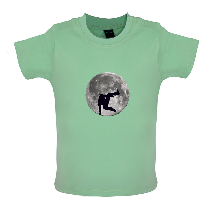 Free Running Moon Baby T Shirt