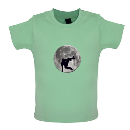 Free Running Moon Baby T Shirt