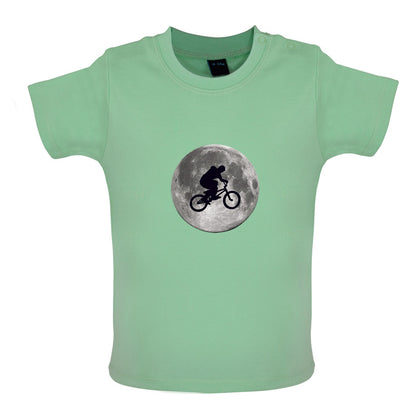 BMX Moon Baby T Shirt