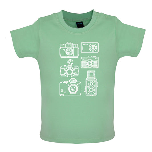 Vintage Cameras Baby T Shirt