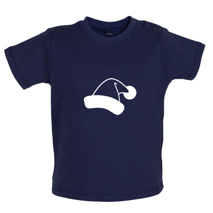 Santa Hat Baby T Shirt