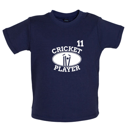 Cricket Player 11 Baby T Shirt