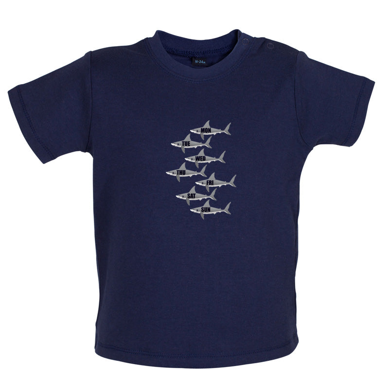 Shark Week Baby T Shirt