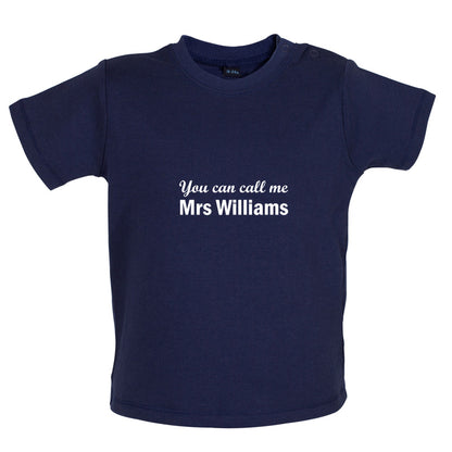 Mrs Williams Baby T Shirt