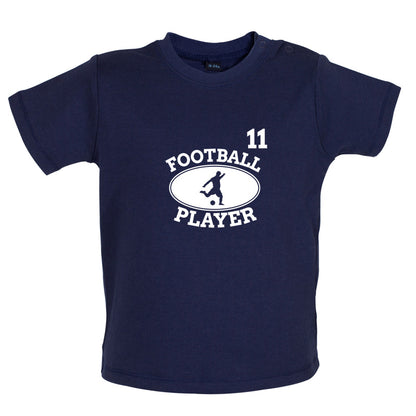 Football Player 11 Baby T Shirt