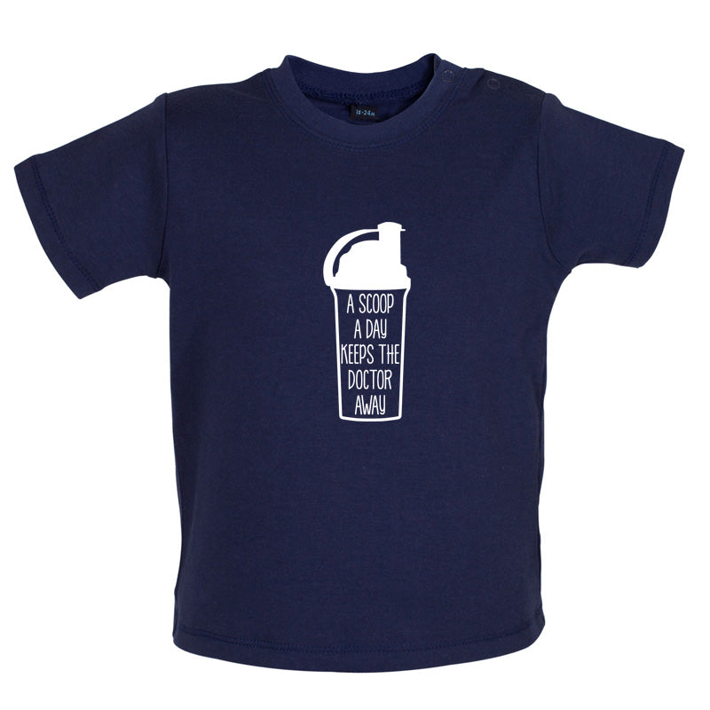 A Scoop A Day Keeps The Doctor Away Baby T Shirt