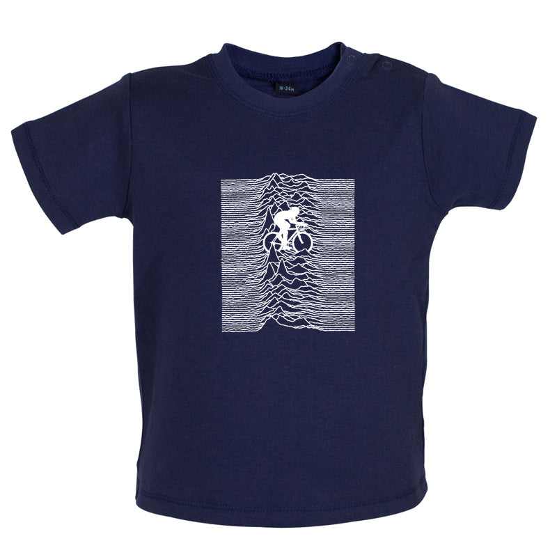 Unknown Pleasures Of Cycling Baby T Shirt