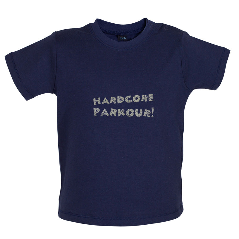 Hardcore Parkour Baby T Shirt