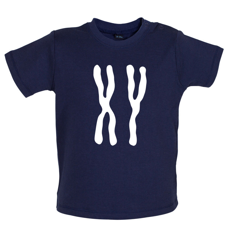 XY Chromosome Baby T Shirt