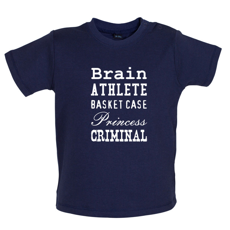 Brain Athlete Basket Case Princess Criminal T Shirt