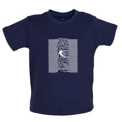 Unknown Pleasures Of Skiing Baby T Shirt