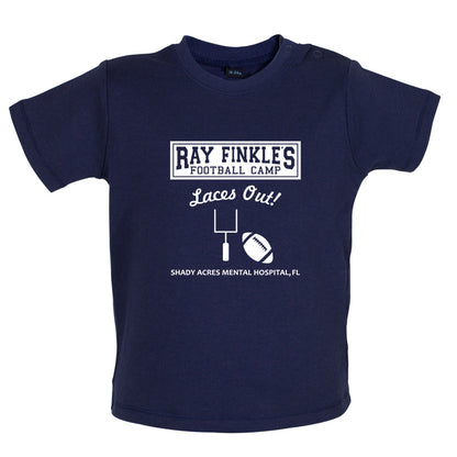 Ray Finkle's Football Camp Laces Out Baby T Shirt