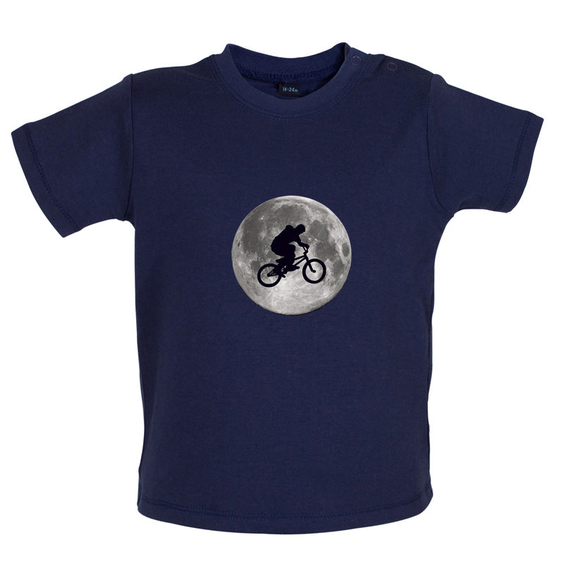 BMX Moon Baby T Shirt