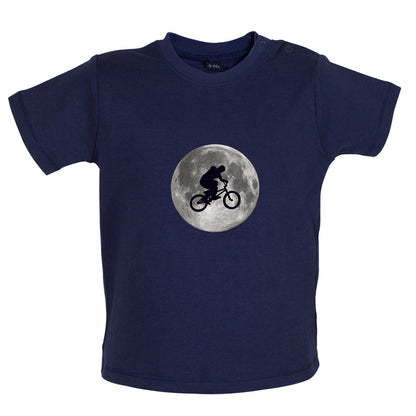 BMX Moon Baby T Shirt