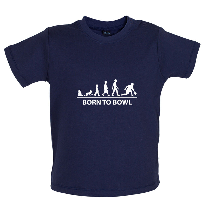 Born to Bowl Baby T Shirt