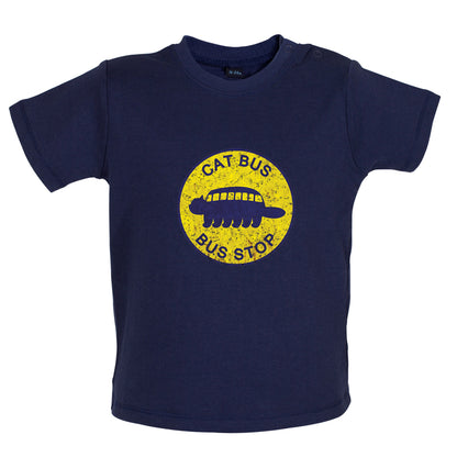 Cat Bus Stop Baby T Shirt