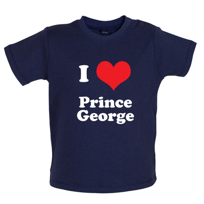 I Love Prince George Baby T Shirt
