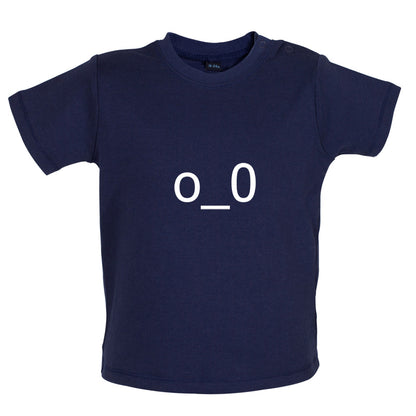 Confused Smiley Baby T Shirt