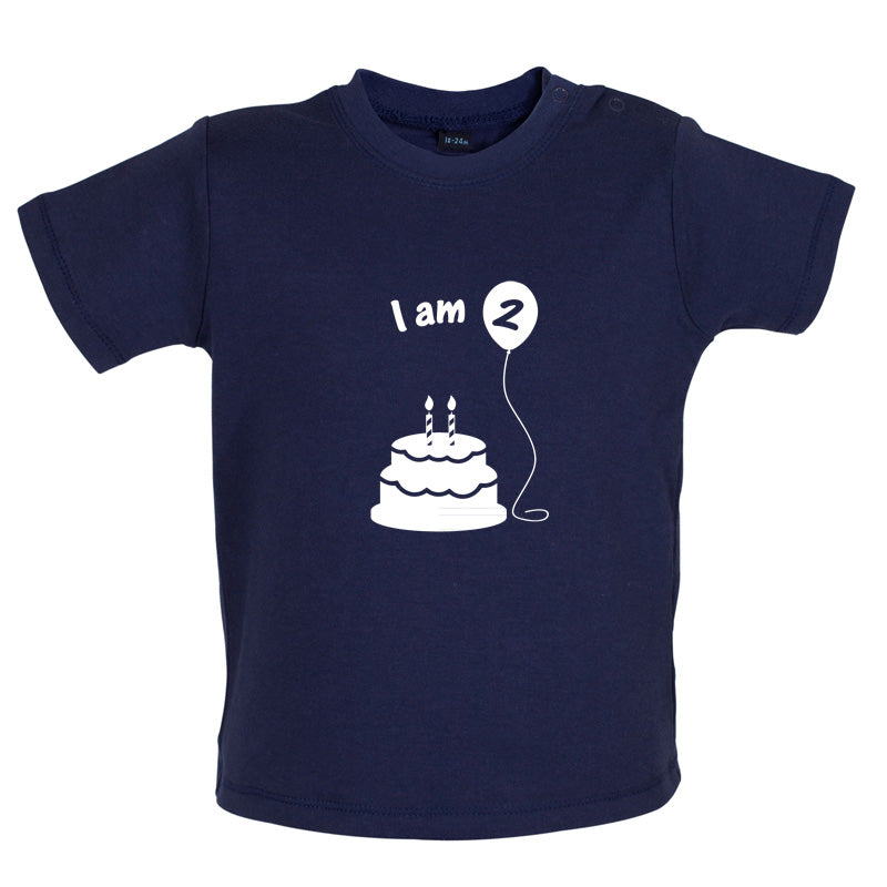 I Am 2 Baby Birthday T Shirt