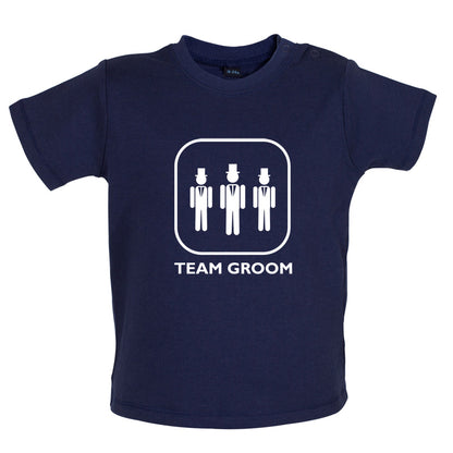 Team Groom Baby T Shirt