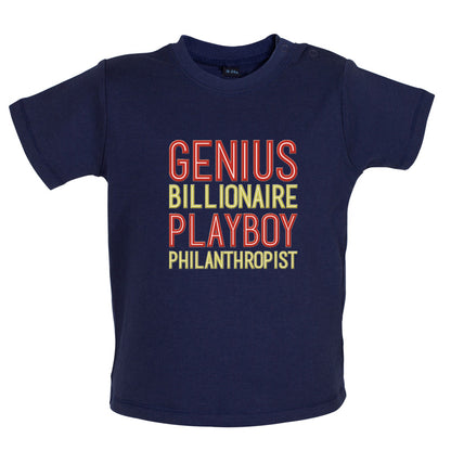 Genius Billionaire Playboy Philanthropist Baby T Shirt