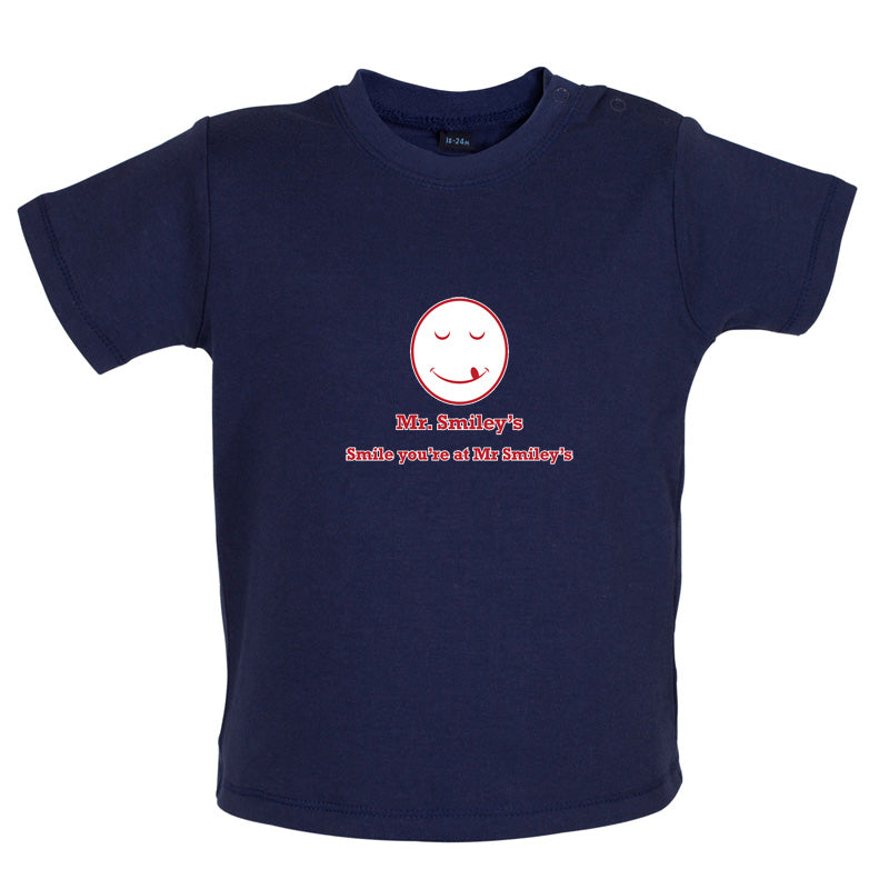 Mr Smiley's Smile You're At Smiley's Baby T Shirt