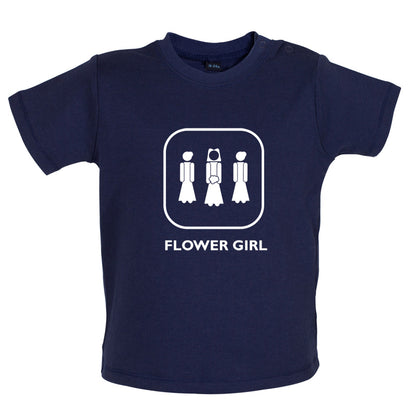 Flower Girl Baby T Shirt