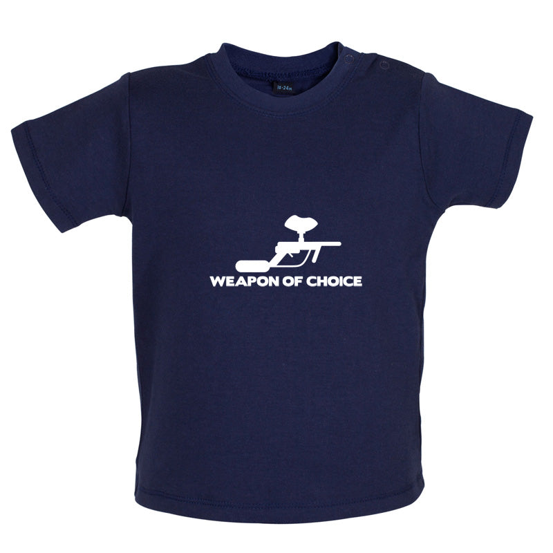 Weapon Of Choice Paintball Baby T Shirt