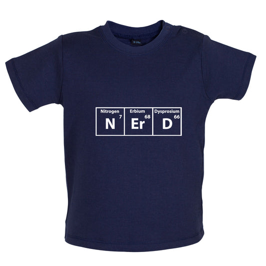 Nerd Periodic Table Baby T Shirt