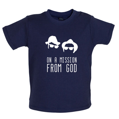 On A Mission From God Baby T Shirt