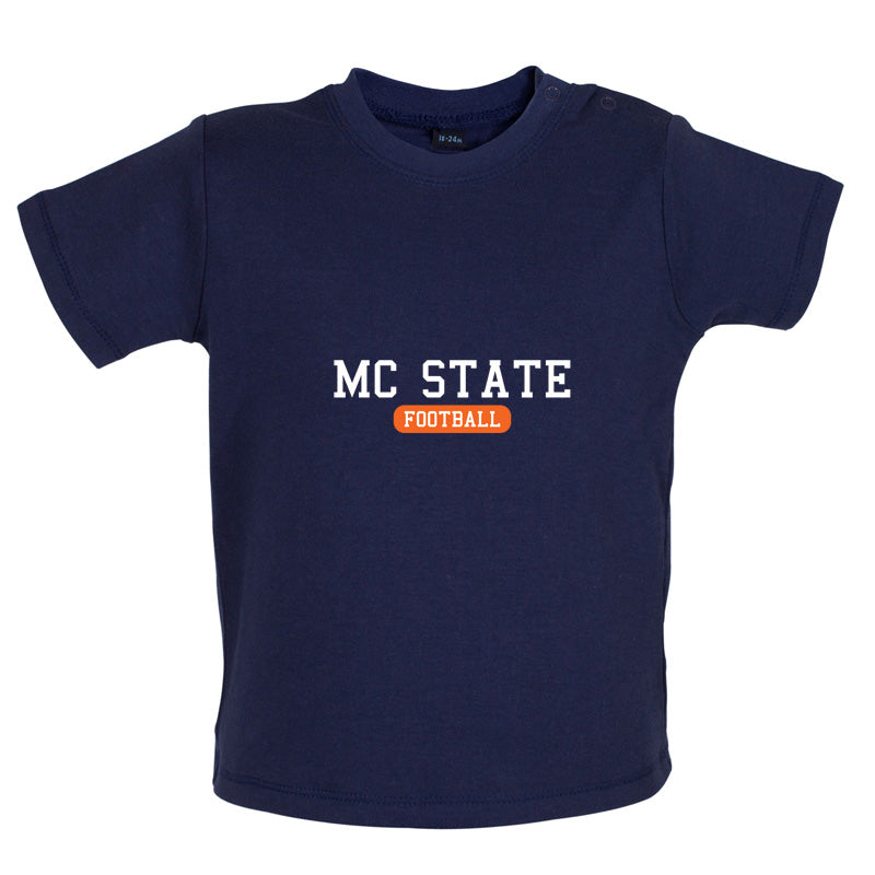 MC State Football Baby T Shirt