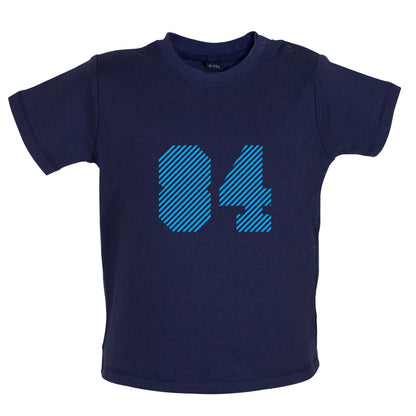 84 Electric Pin Stripe Baby T Shirt