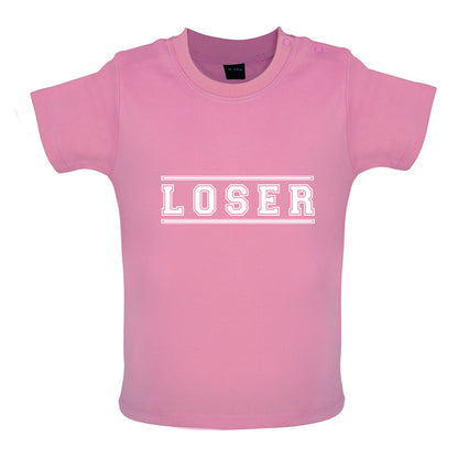 Loser College Font Baby T Shirt