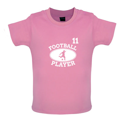 Football Player 11 Baby T Shirt