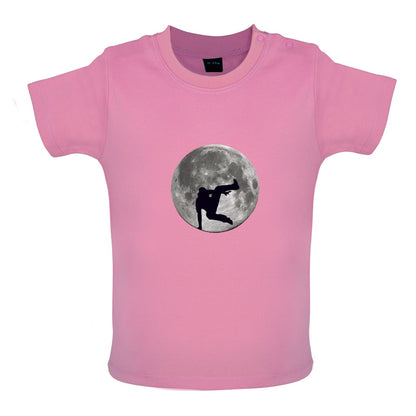 Free Running Moon Baby T Shirt