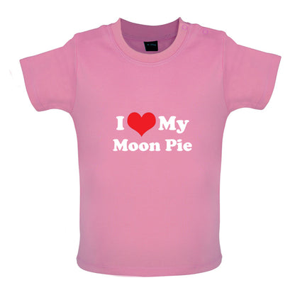 I Love My Moonpie Baby T Shirt