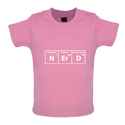 Nerd Periodic Table Baby T Shirt