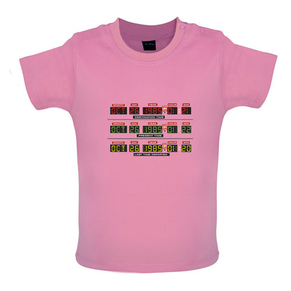 Deloreon Time Machine Circuits Baby T Shirt